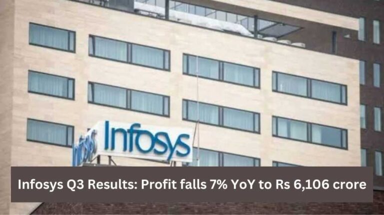 Infosys Q3 Results: Profit falls 7% YoY to Rs 6,106 crore